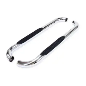 A0046s Trailfx Stainless Steel Round Polished Nerf Bar For Dodge Ram