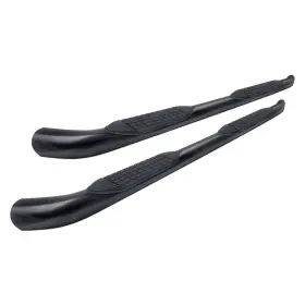 A1007b Trailfx For Ram 1500 11-17 4 Inch Cab Length Black Oval Bent End Side Steps