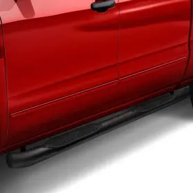 A1017b Trailfx For Jeep Gladiator 20-24 4 Inch Cab Length Black Oval Bent End Side Steps #2
