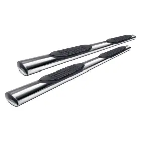 A1559s Trailfx For Toyota Tacoma 24 4 Inch Cab Length Polished Oval Straight Side Steps