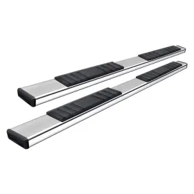 A4018s Trailfx For Chevy Silverado 2500 Hd 20-25 Step Bars 4 Inch T4 Series Cab Length Polished