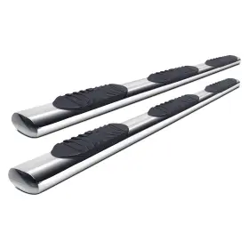 A7096s Trailfx For Chevy Silverado 2500 Hd 20-25 Side Steps 5 Inch Wheel-to-wheel Polished Oval A7096s Trailfx For Chevy Silverado 2500 Hd 20-25 Side Steps 5 Inch Wheel-to-wheel Polished Oval