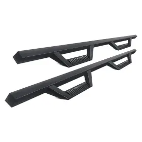 Dhs021b Trailfx For Toyota Tundra 07-21 3.5 Inch Drop Down Cab Length Black Triangular Hoop Steps