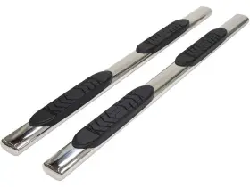 Gb99g5 Trailfx Nerf Bars For 20-25 Jeep Gladiator 5 Inch Oval Straight Polished
