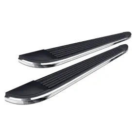 R0001rb-r0011mk-bndl Trailfx 6 Inch Black W Polished Trim Running Boards