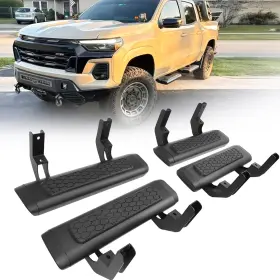 C1844v15 Trumgeta 4pc 6 Inch Ez Side Steps Running Board For 19-26 Chevy Silverado Gmc Sierra Crew Cab