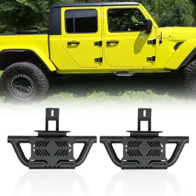 Tt-c1541v12-2xjt Trumgeta 2x Ez-side-steps Fit For 2019-2025 Jeep Gladiator Jt 4 Door Front