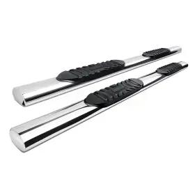 5-50653 Tuff-bar For Ram 2500 11-24 5 Inch Cab Length Polished Oval Straight Tube Step Bars