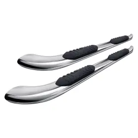 5-530653 Tuff-bar For Ram 2500 11-24 5 Inch Cab Length Polished Oval Tube Step Bars W 30 Degree Bend