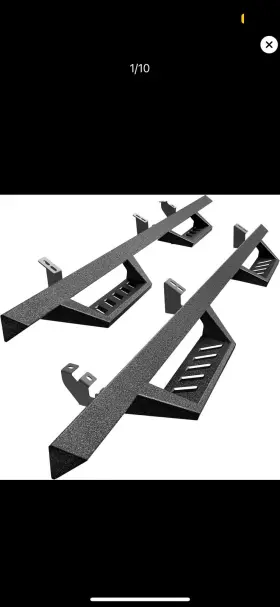 Tg-lx3t84208 Tyger Landerx Running Board For 2024-2025 Toyota Tacoma Fits Hybrid Double Cab