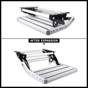 Tb-02 Uasio Manual Aluminum Alloy Folding Single Step With Led Light Ladder Telescopic #3