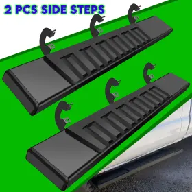 15815h6-blk Unbranded / Generic For 19-25 Chevy Silverado 1500 Regular Cab 6 Inch Running Board Side Step H Nerf Bar