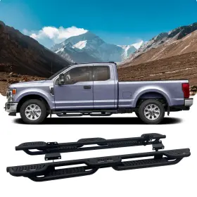 Vijay 758675495521 For 2017-2024 Ford F250/f350 Super Cab Steel Running Board&side Step