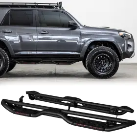 Vijay 760111265674 For 2010-2024 Toyota 4runner Trail Edition Running Boards Steel Nerf Bars