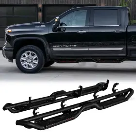 Vijay 760111266015 Fits 2020-2026 Silverado 2500hd/3500hd Crew Cab Running Boards Step Bar