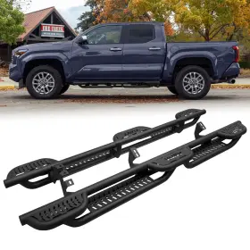 Vijay 760752868876 For 2024-2025 Toyota Tacoma Double Cab Running Boards And Step Bars