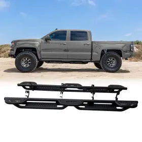Vijay 760752868920 For 2007-2018 Chevy Silverado 1500 Running Boards And Step Bars Nerf