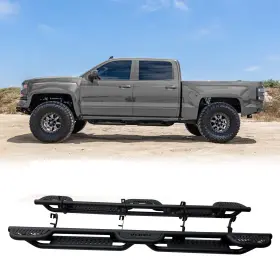 Vijay 760752868937 For 2007-2018 Gmc Sierra 1500 Running Boards And Step Bars Nerf