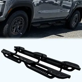 Vijay 760784433509 For 2005-2025 Nissan Frontier Crew Cab Running Boards And Step Bar Nerf