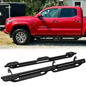 Vijay 760784437248 For 2005-2023 Toyota Tacoma Crew/double Cab Running Boards And Step Bar