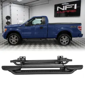 Vijay 763492269651 For 2009-2014 F150 Steel Regular Cab Drop Side Steps Running Board