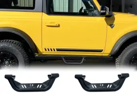 Vijay 797434711939 2pcs Metal Running Boards/nerf Bar/side Step Fit 2021-2023 Ford Bronco 2 Doors
