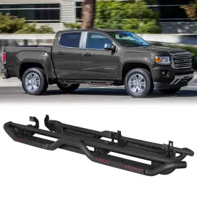 Co-cg01c-01 Vijay For 2015-2025 Chevy Silverado&gmc Canyon Crew Cab Steel Running Boards