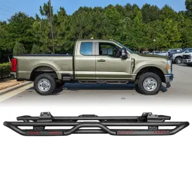 Fx-cg02c-zx Vijay Side Step Nerf Bars For 2015-2025 Ford F150/f250/f350/f450/f550 Extended Cab