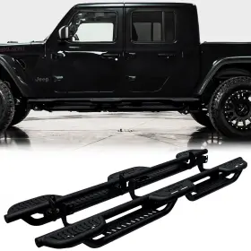 Jt-cg04-v01 Vijay Fits 2020-2025 Jeep Gladiator Jt 4-door Running Boards Steel Side Steps