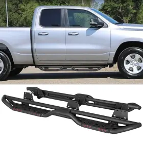 Ram-cg04c Vijay Steel Side Step Nerf Bars Fits 2019-2024 Dodge Ram 1500 Extended Cab 4door