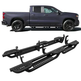 Si-cg04b Vijay For 2019-2025chevy Silverado/gmc Sierra 1500/2500hd/3500hd Side Step Nerf Bars