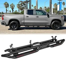Si-cg04c Vijay Side Step Nerf Bars For 2019-2025 Gmc Sierra&chevy Silverado 1500