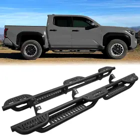 Ta-cg02-j Vijay For 2024-2025 Toyota Tacoma Double/crew Cab 4 Doors Side Step Nerf Bars