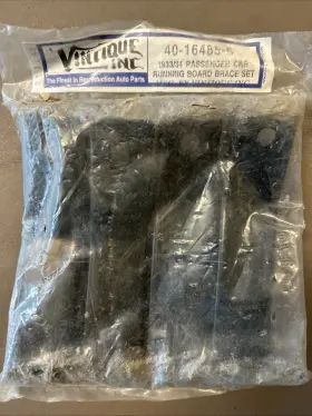 40-16485-s Vintique 1933-34 Ford Car Running Board Brace Set