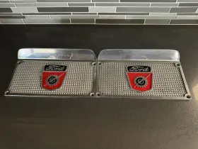 8c-16400-s Vintique 1953 - 1956 Ford F100 Pickup Truck Step Plates With Logo