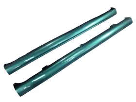 1j5071685 Volkswagen 99-04 Jetta Votex Side Skirts Bright Green Lc6m Chipped
