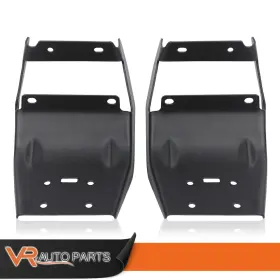 Zp-02ets12fdabk Vr Auto Parts 2x New Running Board Mounting Brackets Fit For 15-22 Ford F-150 F150 Pickup