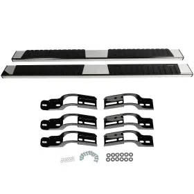 11560034 Wellstorehere Side Steps Running Boards Nerf Bars For 2007-2021 Toyota Tundra Crew Cab