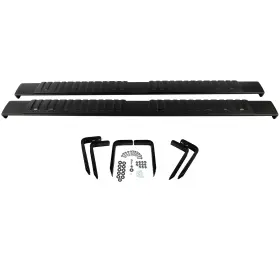 11560041 Wellstorehere Black 6 Inch Side Steps Running Boards For 2007-2021 Nissan Frontier Crew Cab