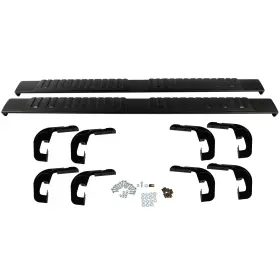 11560049 Wellstorehere Black 6 Inch Side Steps Running Boards For 2009-2014 Ford F-150 Super Crew Cab