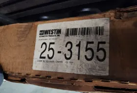 25-3155 Westin Signature 3 Inch Round Step Bar Cab Length Black Nos Crew