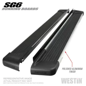 27-64720 Westin Sure-grip Sg6 Running Boards - Polished Stainless Steel Finish
