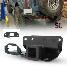 Nfb01b201-bx Winjet-superlights For 2021-2026 Ford Bronco Trailer Hitch Receiver Heavy Duty Not Sport