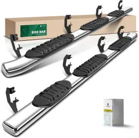 Yhtsbar0358 Yhtauto 5 Inch Running Boards Side Steps For 2019-2024 Silverado And Sierra 5.5ft Bed