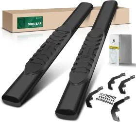 Yhtsbar0454 Yhtauto 5 Inch Running Boards Side Step Bars For 19-24 Chevy Silverado And Gmc Sierra