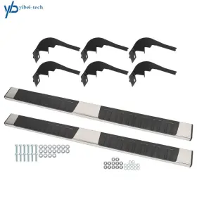 Yi206360t Yibei-tech Nerf Bars Side Steps Running Boards 6 Inch Crew Cab For 09-18 Dodge Ram 1500