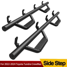Yitamotor 197839155183 For 2022-2024 Toyota Tundra Crewmax Cab 3 Inch Drop Bar Running Board Side Step