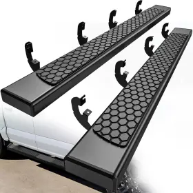 Yitamotor 199449295396 Running Boards Textured Black 6 Inch Crew Cab Mayimeynez 2019-2026 2020-2026