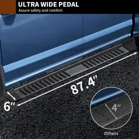 Beyshbjym8 Yitamotor 6 Inch Running Boards For 19-24 Chevy Silverado/gmc Sierra 1500 Crew Cab Side Steps #3