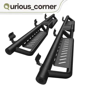 Beyshe2tgd Yitamotor 6 Inch Running Boards For 2015-2026 Ford F150 Super Crew Cab Nerf Bar Drop Step Blk